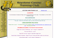 Desktop Screenshot of keystonecanine.com