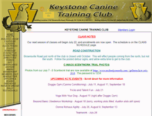 Tablet Screenshot of keystonecanine.com